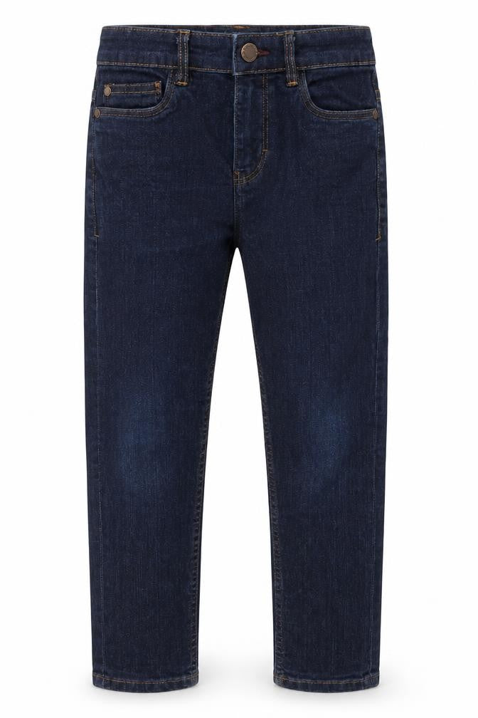 NEXT Boys Blue  Cotton Skinny Jeans Size 9 Months L22 in Regular Zip