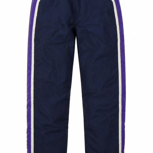 Team Colours Boys Blue  Polyester Jogger Trousers Size XS L23 in Regular