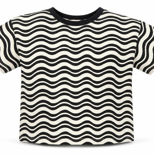 NEXT Girls White Animal Print Cotton Basic T-Shirt Size 5 Years Round Neck