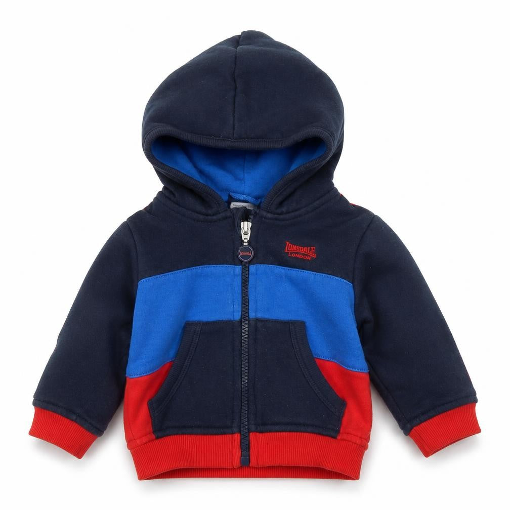 Lonsdale Boys Multicoloured  Polyester Full Zip Jumper Size 6-9 Months  Zip - 6-12 months