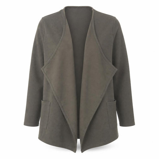 Front view of Janina women’s green jacket, size UK 12