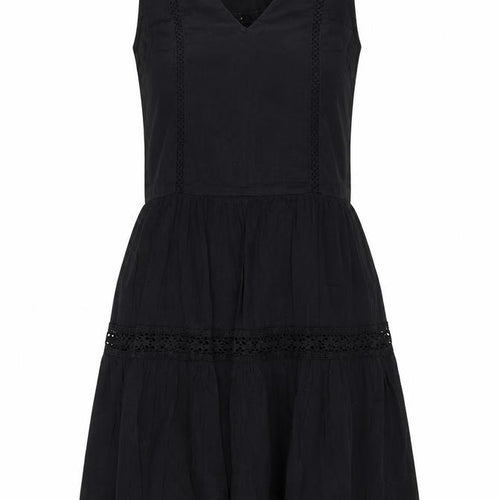 NEXT Womens Black  100% Cotton Fit & Flare  Size 8  V-Neck