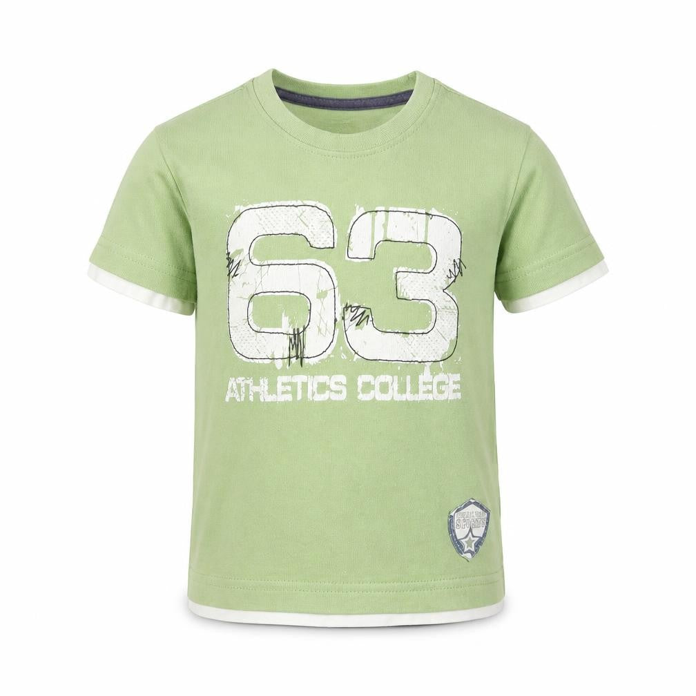 Matalan Baby Green  Cotton Basic T-Shirt Size 12-18 Months Round Neck