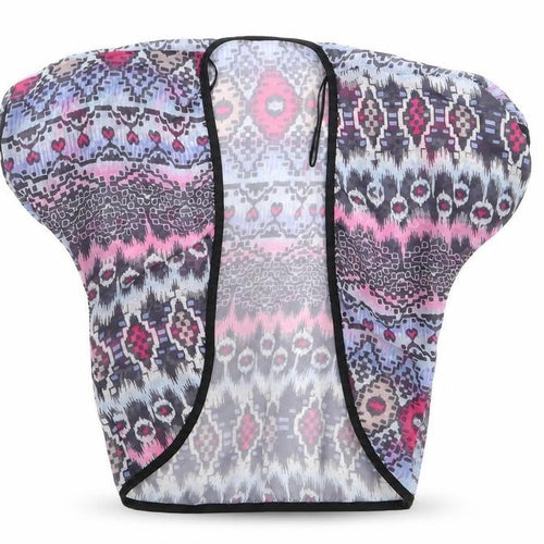E-Vie Angel Girls Multicoloured Geometric  Kimono Jacket Size 5 Years