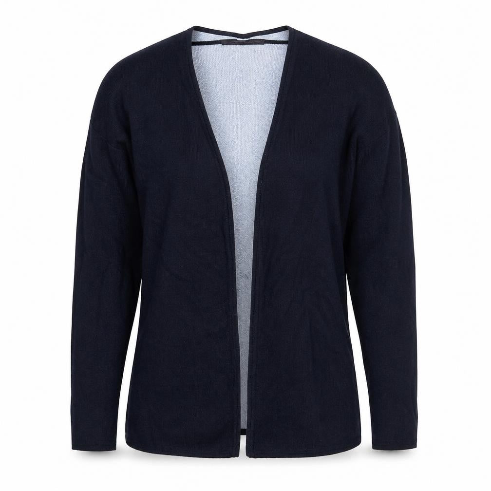 Marks and Spencer Womens Blue V-Neck  Nylon Cardigan Jumper Size 8
