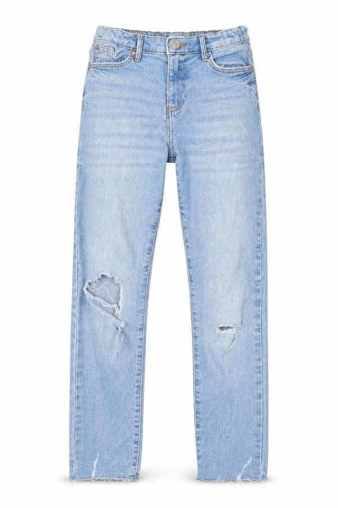 River Island Girls Blue  Cotton Straight Jeans Size 11 Years  Regular