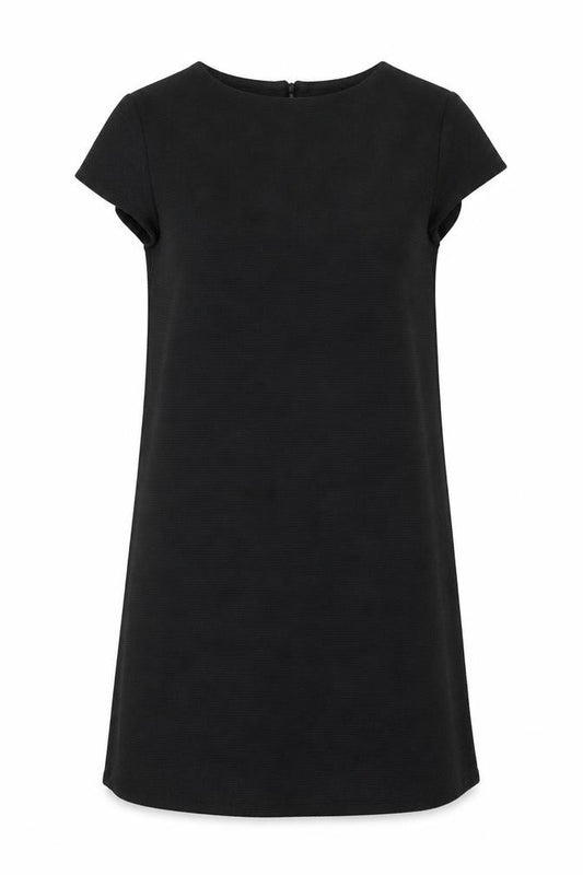 New Look Womens Black  Polyester Shift  Size 8  Round Neck