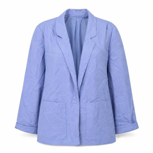 Front view of First Avenue women’s blue jacket, size UK 4