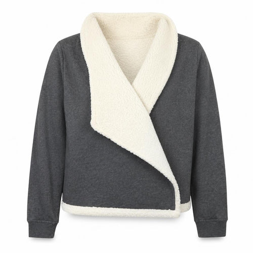 Derek Heart Womens Grey Collared  Cotton Cardigan Jumper Size M