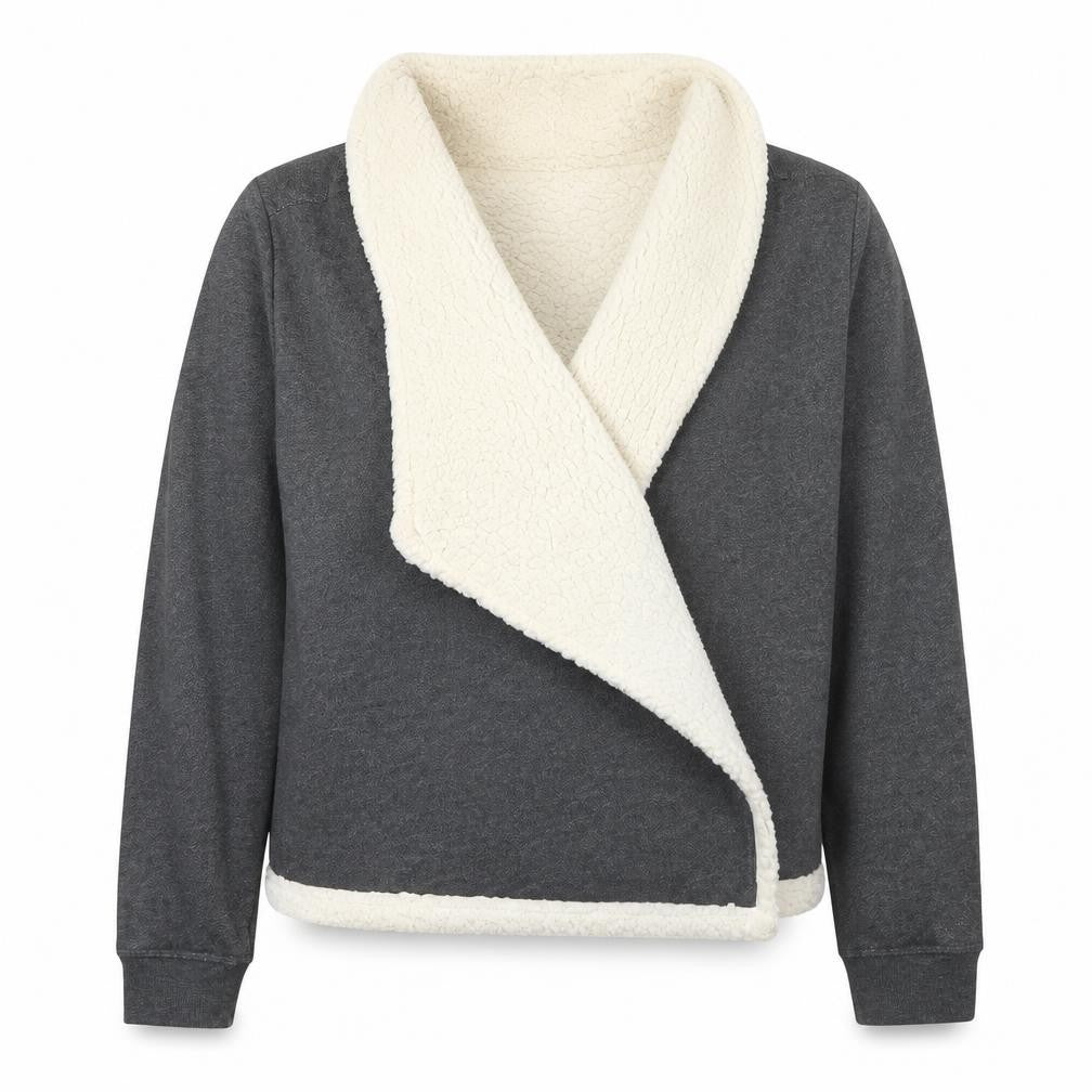 Derek Heart Womens Grey Collared  Cotton Cardigan Jumper Size M