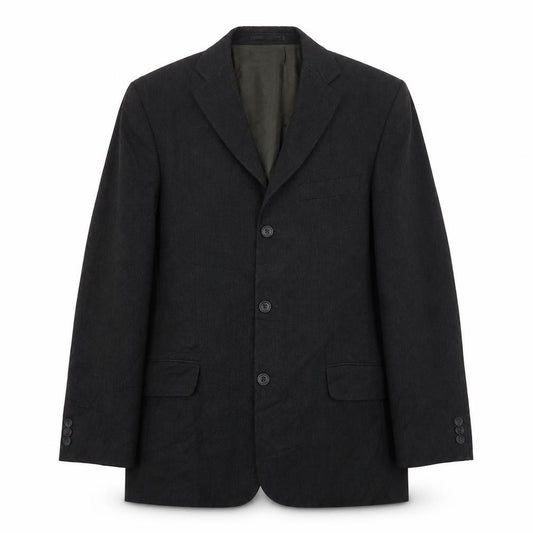 Front view of Blakes men’s grey polyester jacket suit jacket, size 40