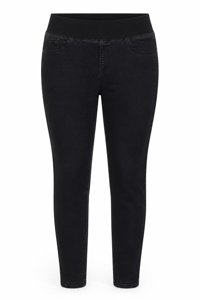 Papaya Womens Black  Cotton Jegging Jeans Size 8 L26 in Regular