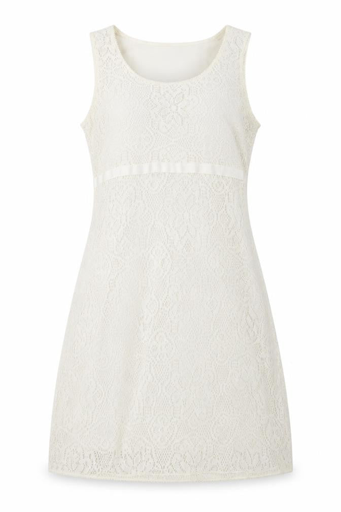 Kaffe Womens Ivory  Polyester A-Line  Size M  Round Neck Zip