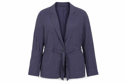 Front view of Primark women’s blue jacket blazer, size UK 8, button