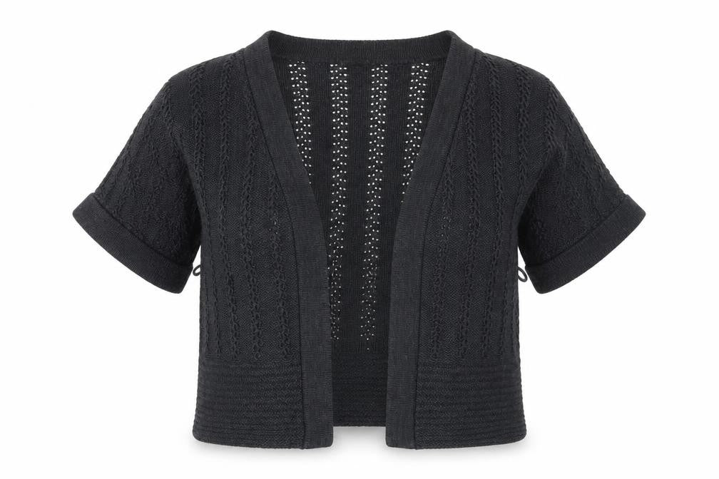 Primark Womens Grey V-Neck  Acrylic Cardigan Jumper Size 10