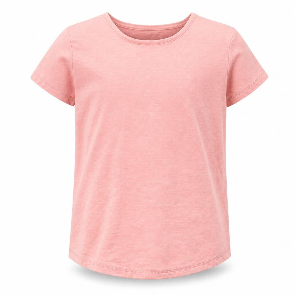 Dunnes Boys Pink  Polyester Basic Casual Size 5-6 Years Round Neck