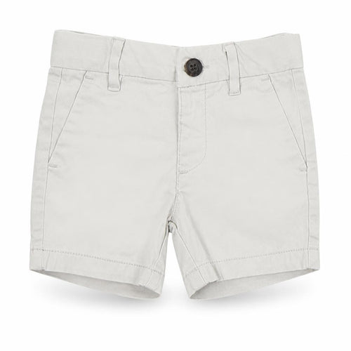 River Island Boys White  Cotton Cropped Trousers Size 6-9 Months  Button