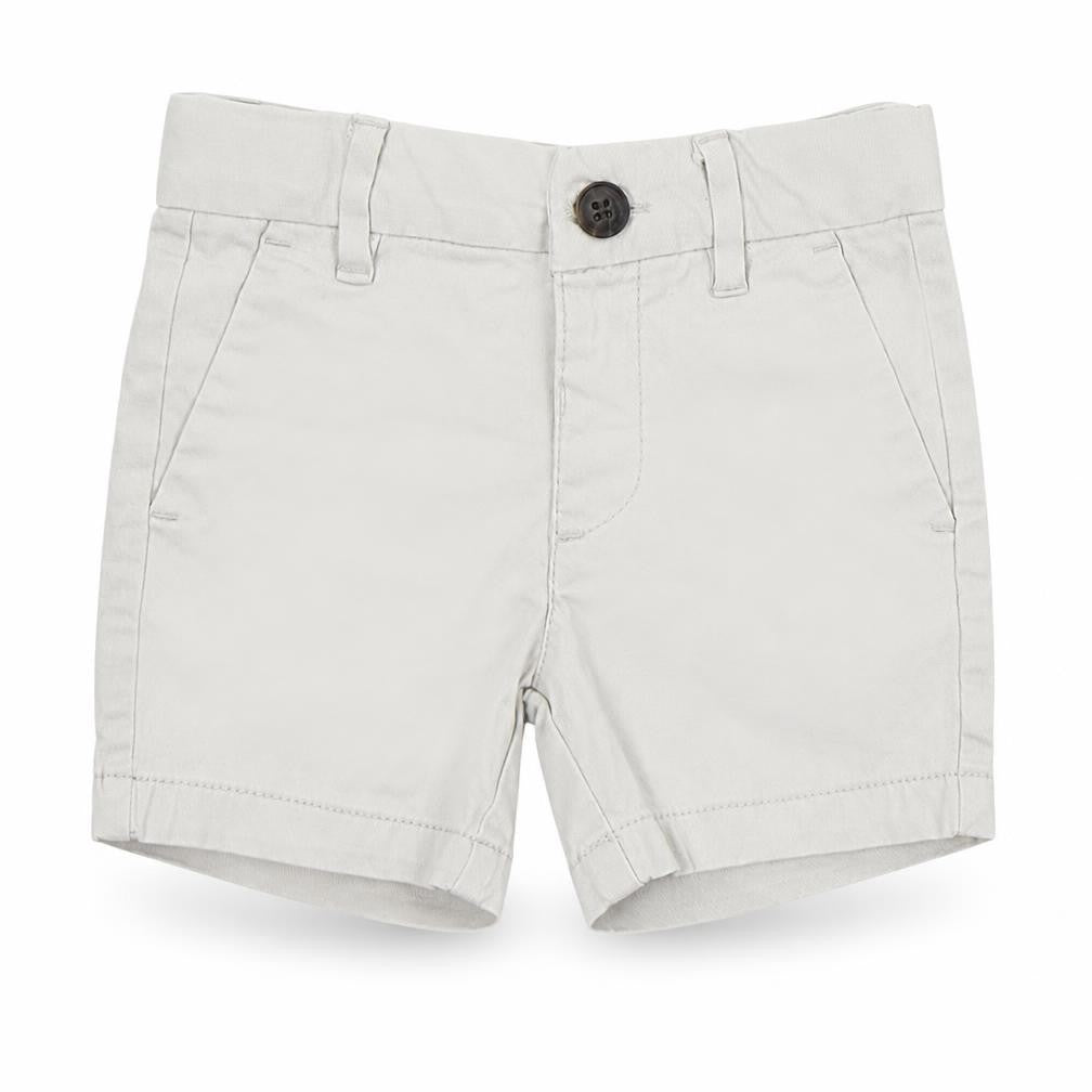 River Island Boys White  Cotton Cropped Trousers Size 6-9 Months  Button