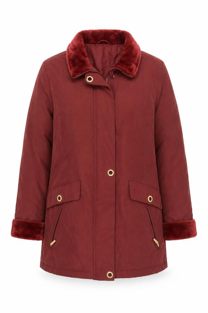 Classics Womens Red   Jacket Coat Size 16  Zip