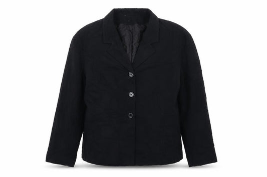 Front view of Principles women’s black polyester jacket suit jacket, size UK 12