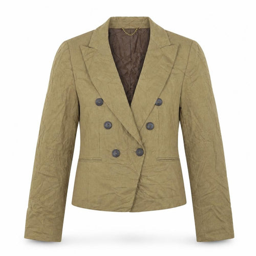 Mango Womens Beige  Wool Jacket Suit Jacket Size M
