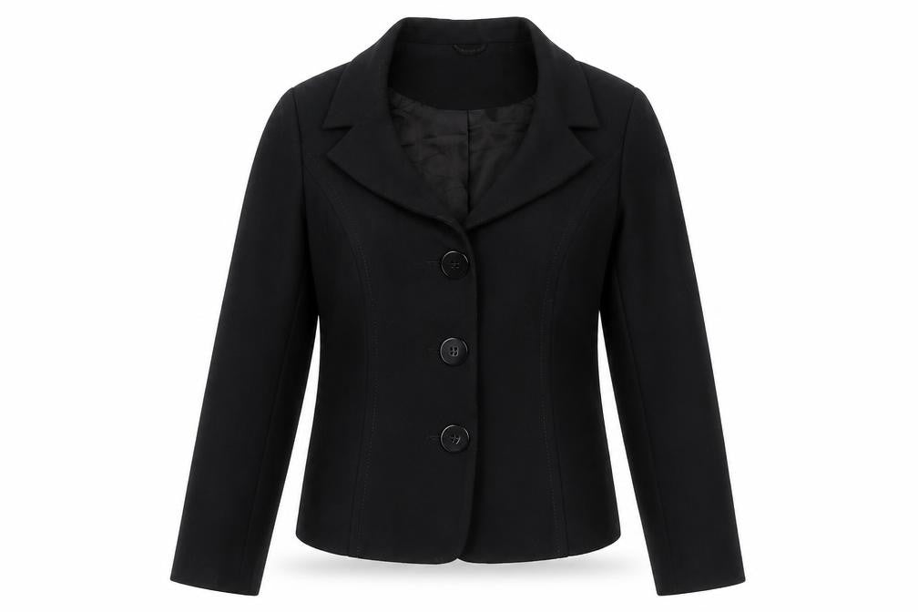 Wallis Womens Black   Jacket  Size 10  Button