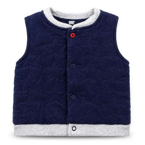 Blue Zoo Boys Blue   Gilet Jacket Size 3-6 Months   Snap