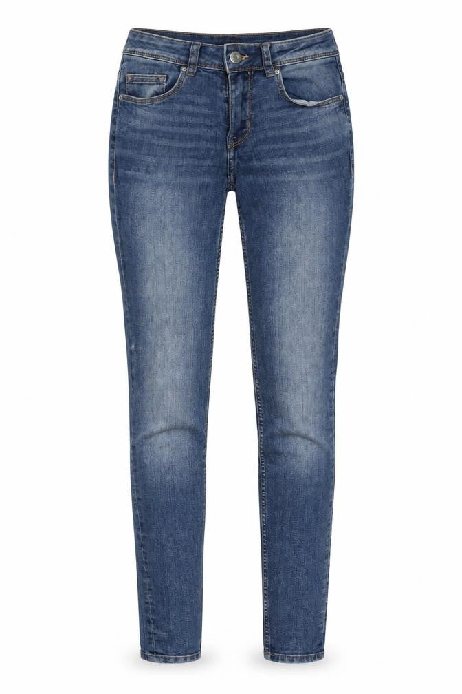 h&, Womens Blue  Cotton Skinny Jeans Size 4 L28 in Regular