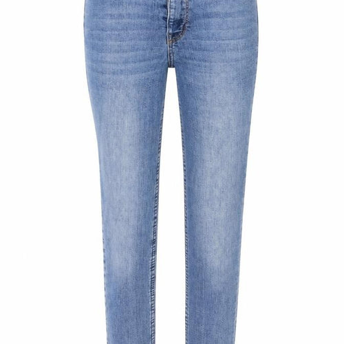 H&M Womens Blue  Cotton Skinny Jeans Size 4 L28 in Regular