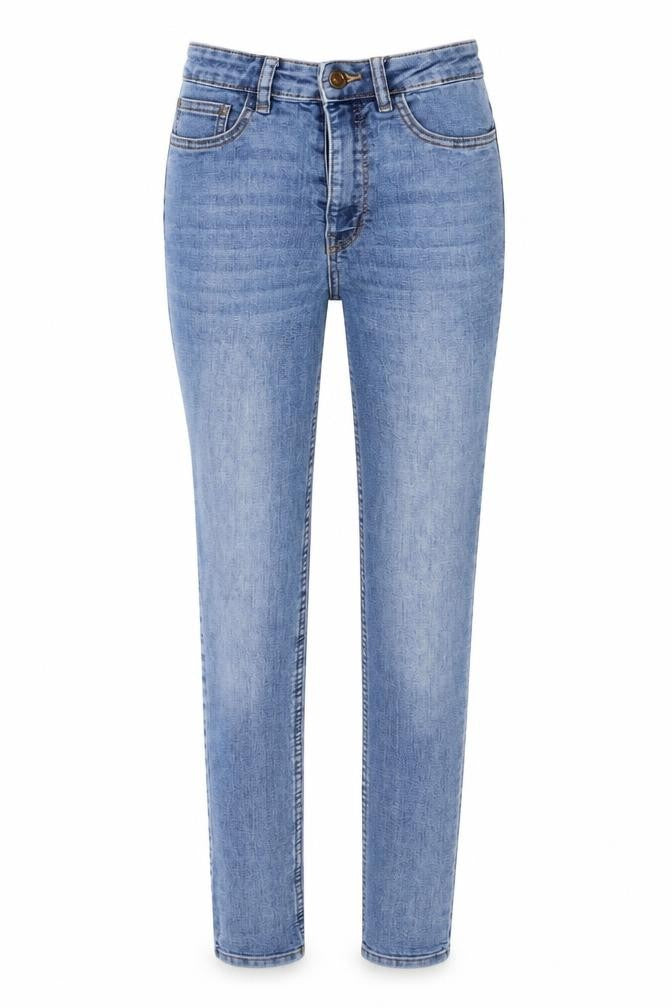 H&M Womens Blue  Cotton Skinny Jeans Size 4 L28 in Regular