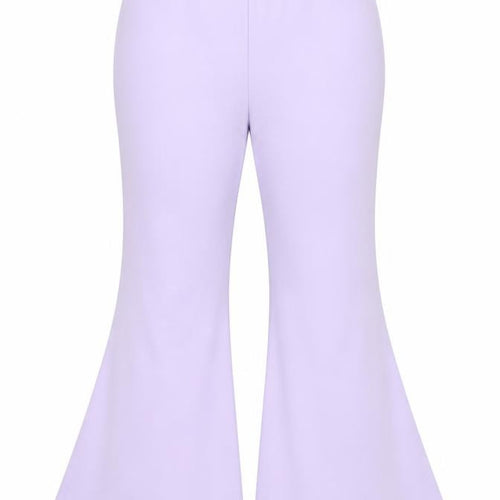 Boohoo Womens Purple  Polyester Trousers  Size 20 L28.5 in Regular