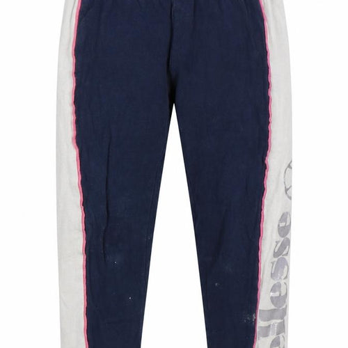 ellesse Girls Blue  Cotton Carrot Trousers Size 2-3 Years  Regular