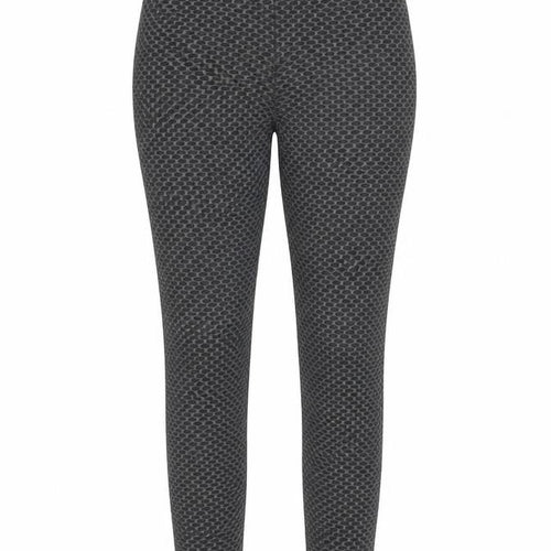 Viki Body Womens Grey Geometric Polyester Jogger Leggings Size L L27 in