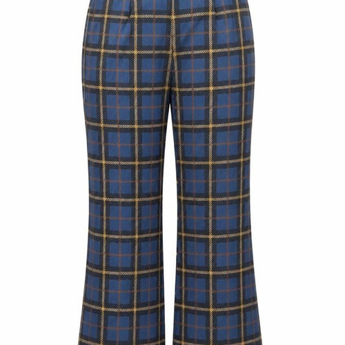 Chemistry Womens Multicoloured Plaid Polyester Trousers  Size 25 in L31 in Regular