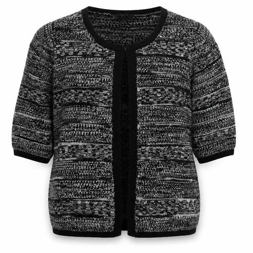 George Womens Grey Round Neck  Acrylic Cardigan Jumper Size L