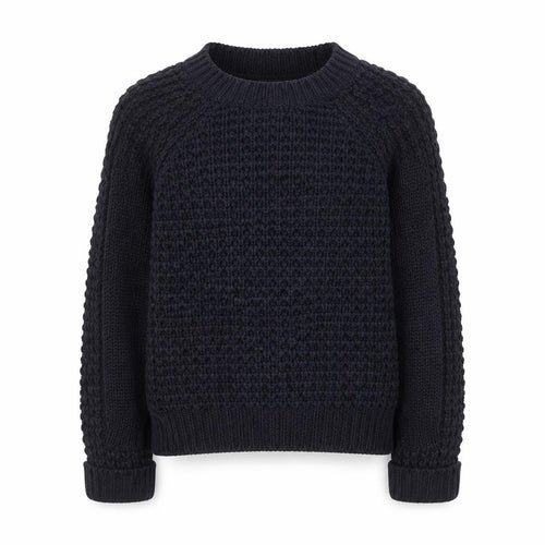 Love Girls Blue Round Neck  Acrylic Pullover Jumper Size 7-8 Years