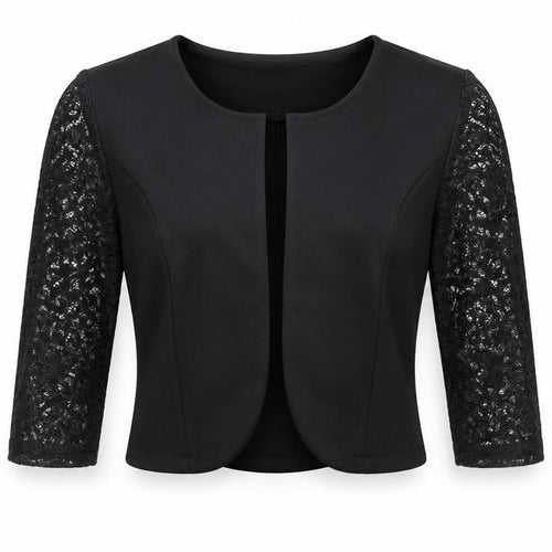 Elfin Womens Black V-Neck  Cotton Cardigan Jumper Size M