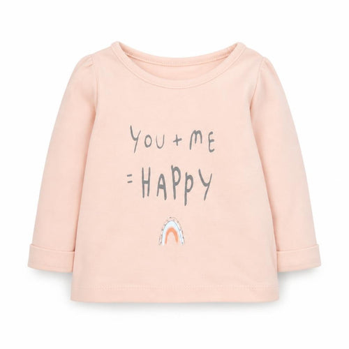 George Baby Orange  Cotton Basic T-Shirt Size 3-6 Months Round Neck