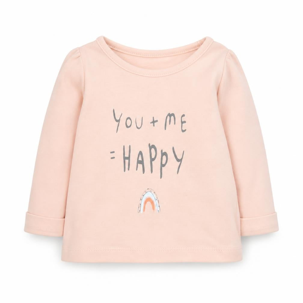 George Baby Orange  Cotton Basic T-Shirt Size 3-6 Months Round Neck