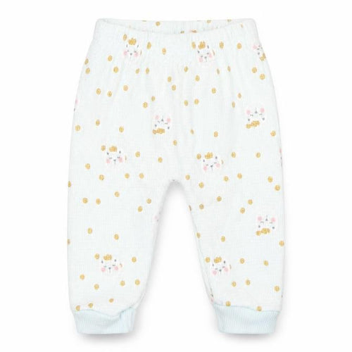 Sterling Girls Green Geometric Cotton Jogger Leggings Size 3-6 Months