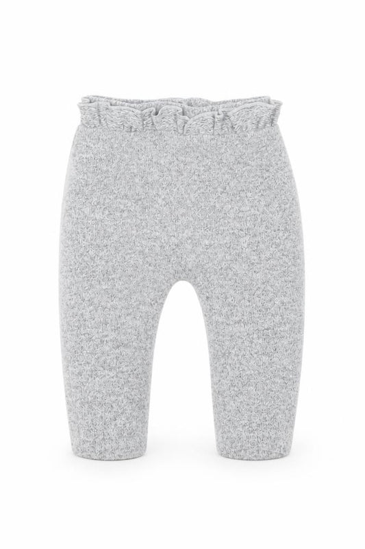 Front view of George Baby Grey Polyester Jogger Leggings, size 3-6, Months