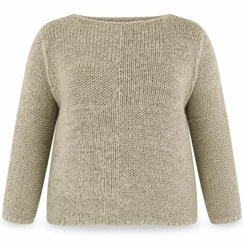 Laura Martin Collection Womens Green Round Neck  Acrylic Pullover Jumper Size M