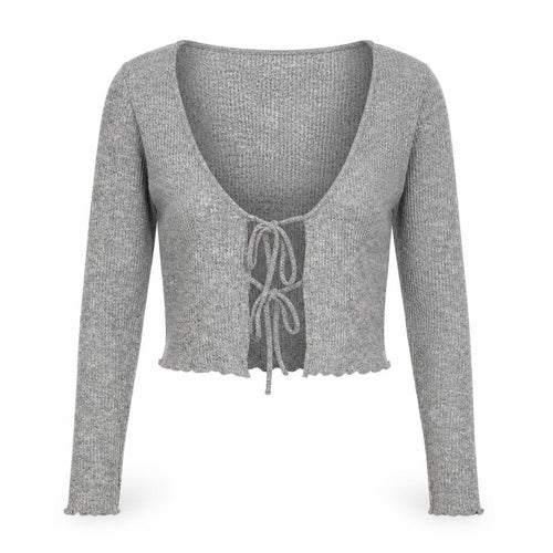 Garage Womens Grey Round Neck  Rayon Cardigan Jumper Size S