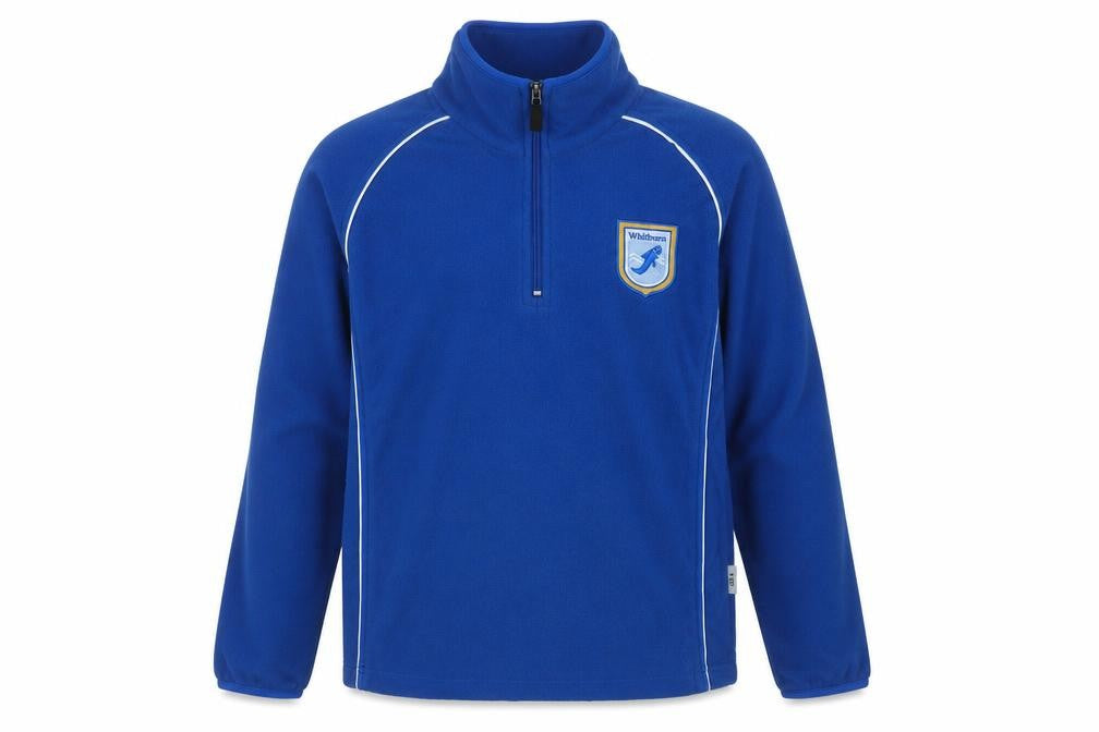 Front view of SWI men’s blue jacket, size S, - whitburn