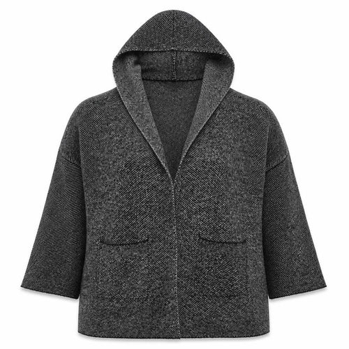 Centigrade Womens Grey V-Neck  Acrylic Cardigan Jumper Size M