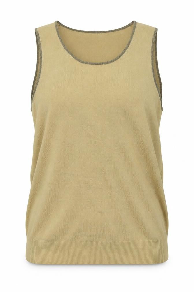 betty Womens Brown Polyamide Camisole Tank Size 18 V-Neck