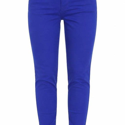 Blanco Womens Blue  Cotton Skinny Jeans Size 10 L30 in Regular Button