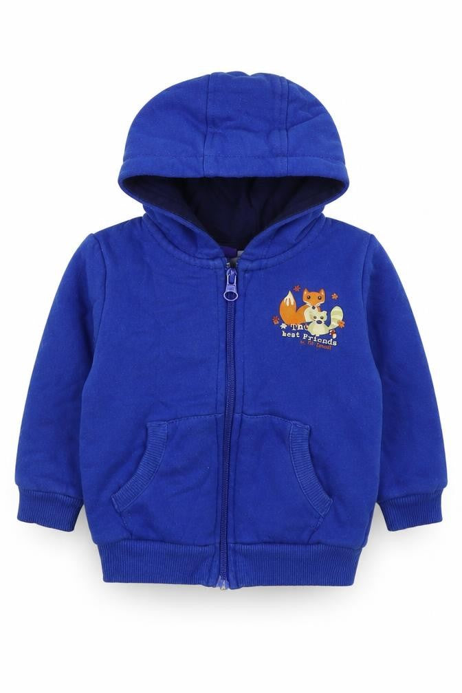 Lupilu Boys Blue   Jacket  Size 6-9 Months   Zip - The Best Friends Fox Squirrel