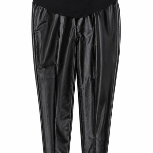 SheIn Womens Black  Polyester Carrot Leggings Size S L27 in