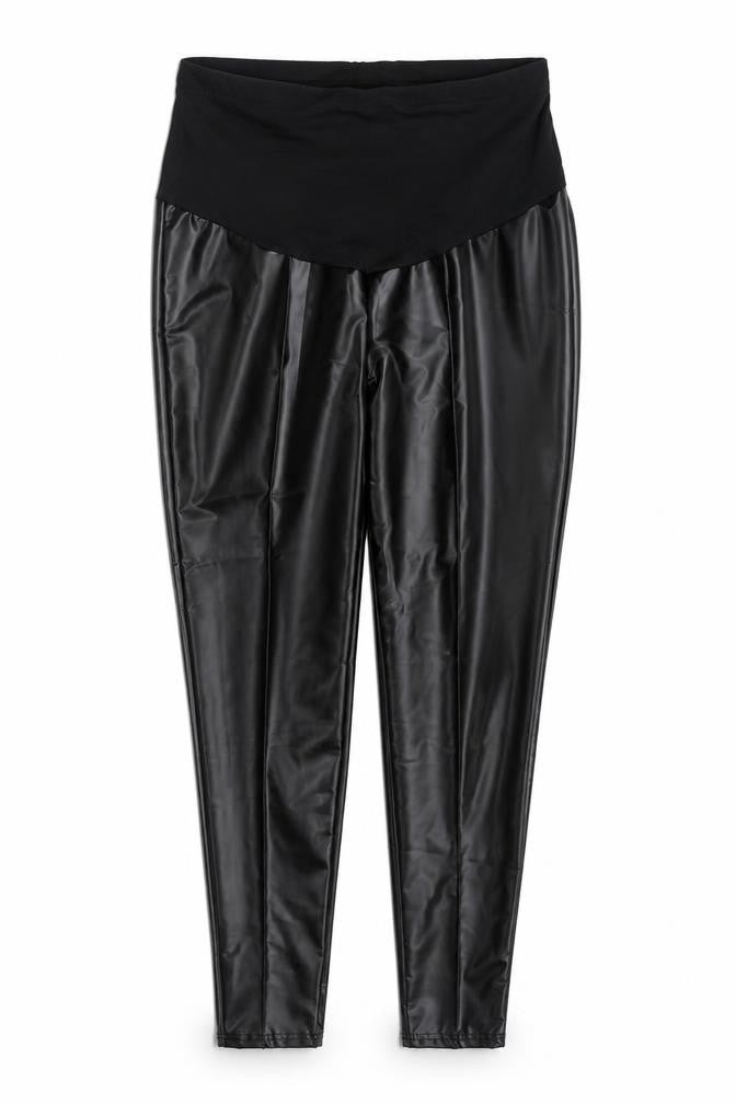 SheIn Womens Black  Polyester Carrot Leggings Size S L27 in